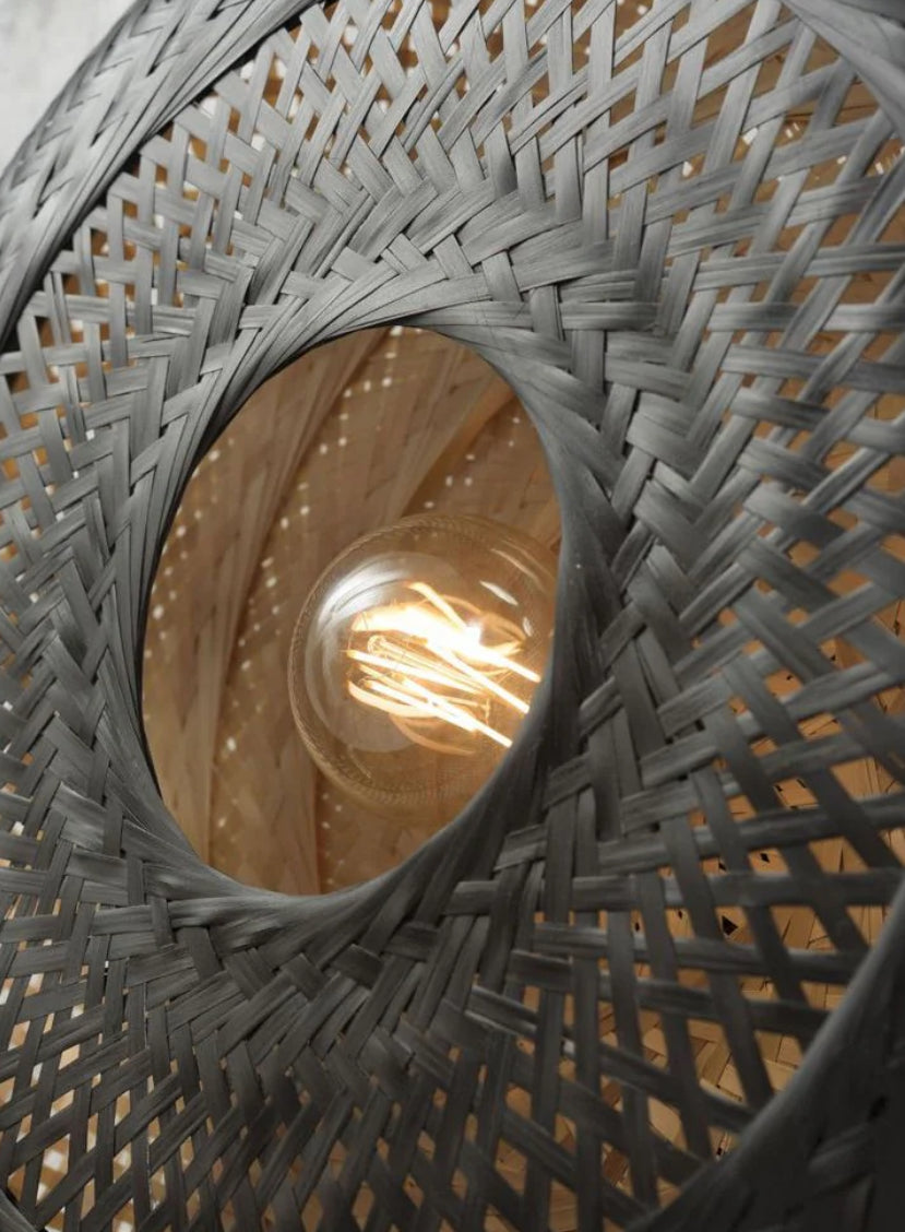 GOOD&MOJO | Veggljós | Light Palawan Bamboo| 60cm | Svart