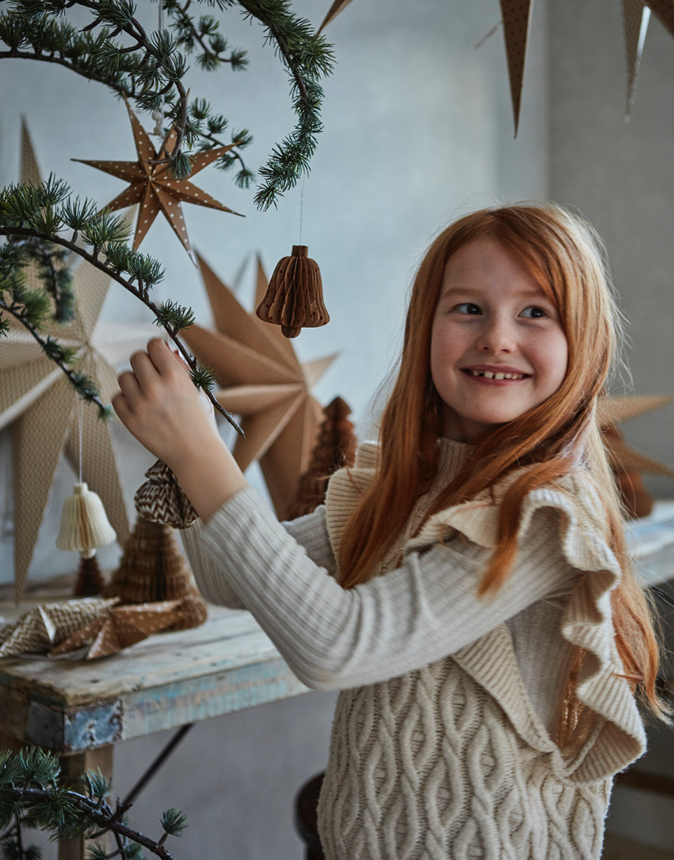 AFFARI OF SWEDEN | Stjarna | brún og hvít | Lítil