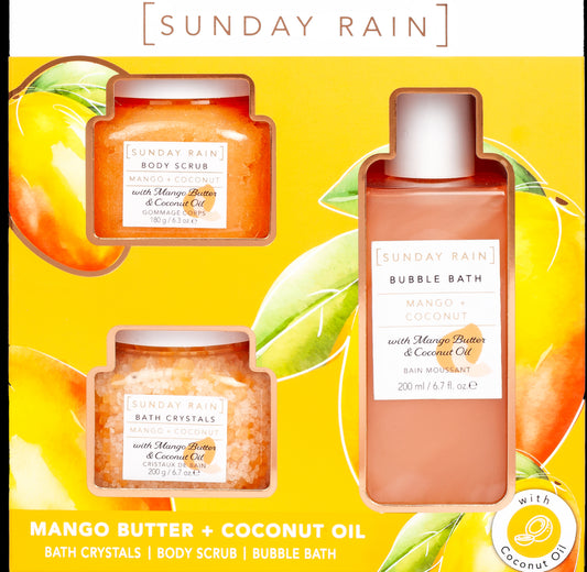 Gjafasett| Sunday Rain | Mango and coconut Trio