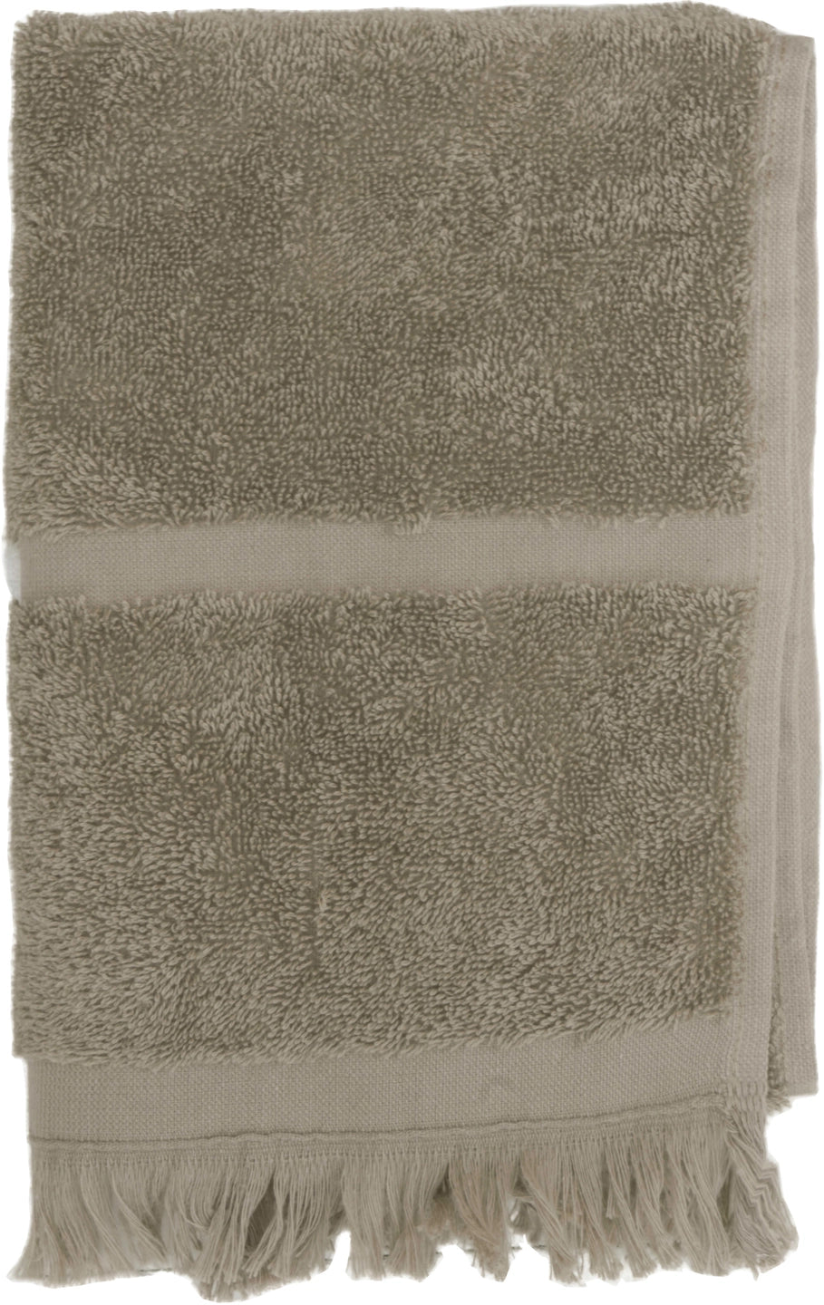 Gustav Ovland | Figaro | Handklæði | 70 x 140 | Grænt | Beige