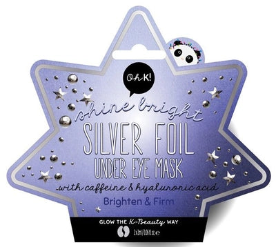 OH K! | ANDLITSMASKI | Shine Bright Silver Foil Under Eye Mask