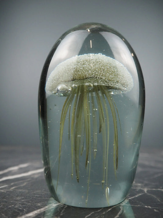 SEKLET | Jellyfish glass nature brown 12 cm