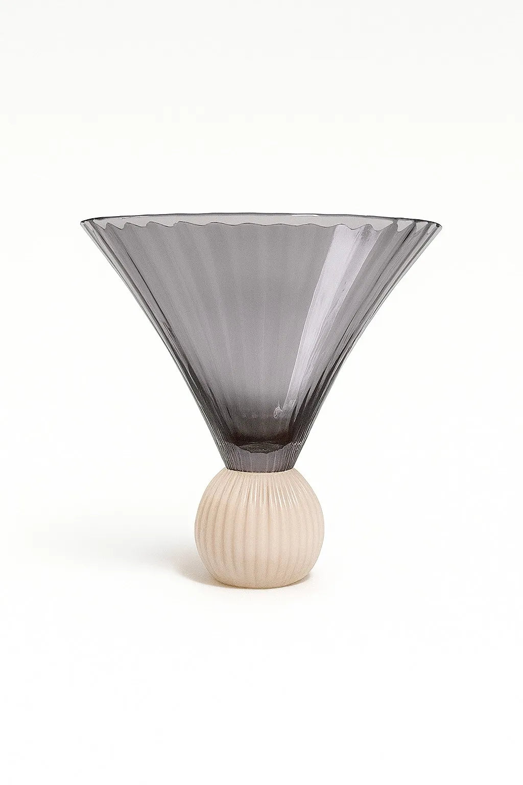 SEKLET | SWAY | Kokteilglas | Smoke/creme