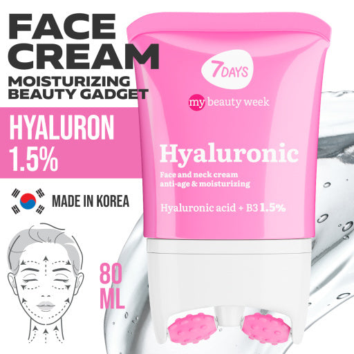 7DAYS | Hyaluronic | Háls- Og Andlitskrem | Rakakrem 40 ML