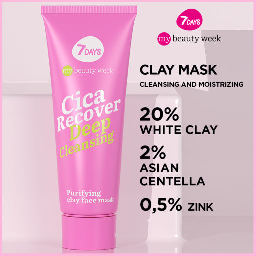 7DAYS | Purifying Clay Face Mask | Háls- Og Andlitskrem | Leirmaski