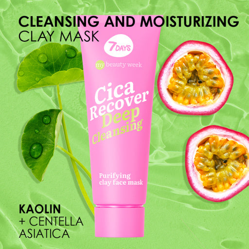 7DAYS | Purifying Clay Face Mask | Háls- Og Andlitskrem | Leirmaski