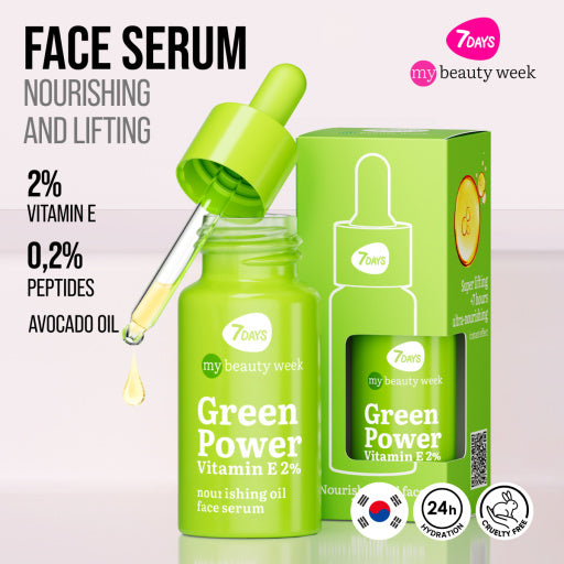 7DAYS | Green Power Vitamin E| Andlitsserum | E-vítamín
