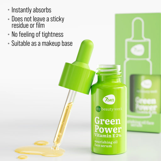 7DAYS | Green Power Vitamin E| Andlitsserum | E-vítamín
