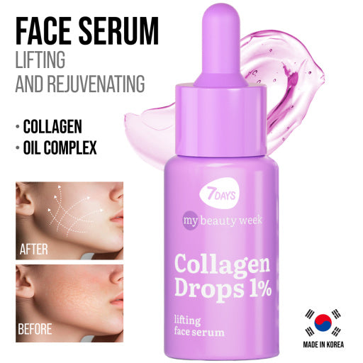7DAYS | Collagen Drops 1% | Andlitsserum Olía | Collagen