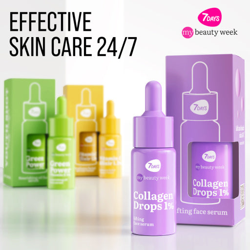 7DAYS | Collagen Drops 1% | Andlitsserum Olía | Collagen