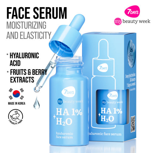7DAYS | HA 1% H2O | Andlitsserum Olía | Rakagefandi
