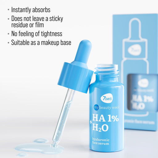 7DAYS | HA 1% H2O | Andlitsserum Olía | Rakagefandi
