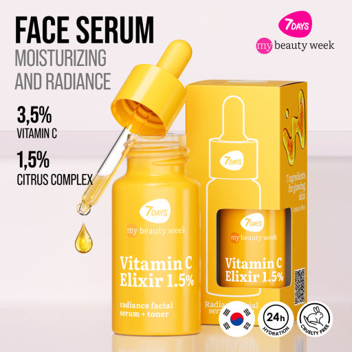 7DAYS | Vitamin C Elixir 2,5% | Serum Olía | Rakagefandi
