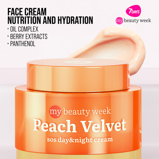 7DAYS | Peach Velbet | Andlitskrem | Nærandi SOS