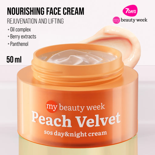 7DAYS | Peach Velbet | Andlitskrem | Nærandi SOS