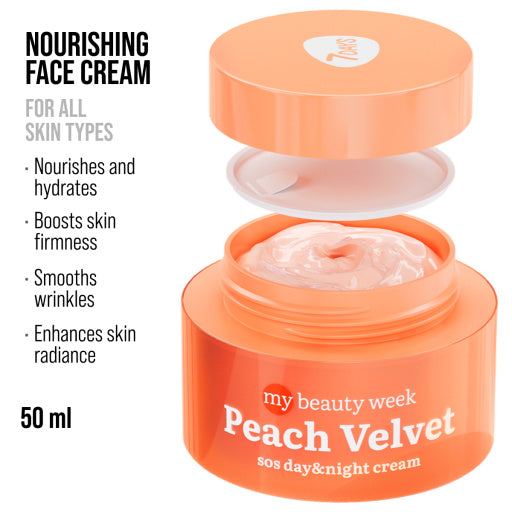 7DAYS | Peach Velbet | Andlitskrem | Nærandi SOS