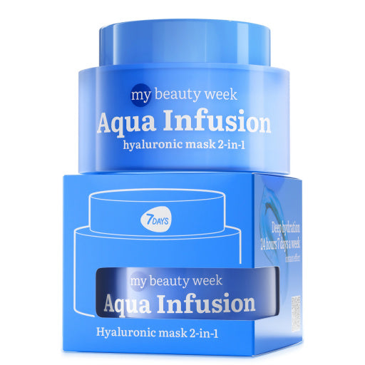 7DAYS | Aqua Infusion | Andlitskrem Og Maski | Rakagefandi | Hýalúrónsýra