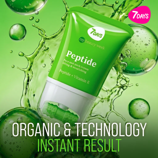 7DAYS | Peptide | Háls- Og Andlitskrem| Peptíð 80 ML