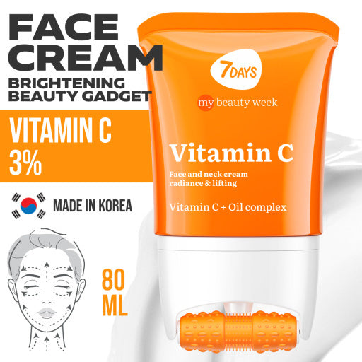 7DAYS | Vitamin C | Háls- Og Andlitskrem | C-vítamín 80 ML