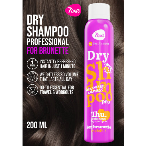 7DAYS | Dry Shampoo | Þurrsjampó | Brúnt hár | Invisible