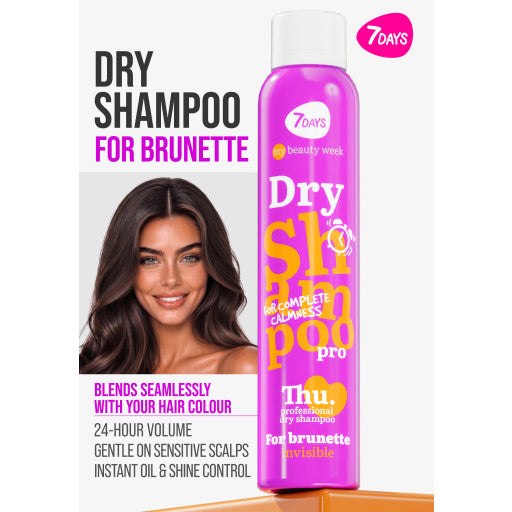 7DAYS | Dry Shampoo | Þurrsjampó | Brúnt hár | Invisible