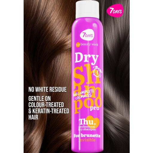 7DAYS | Dry Shampoo | Þurrsjampó | Brúnt hár | Invisible