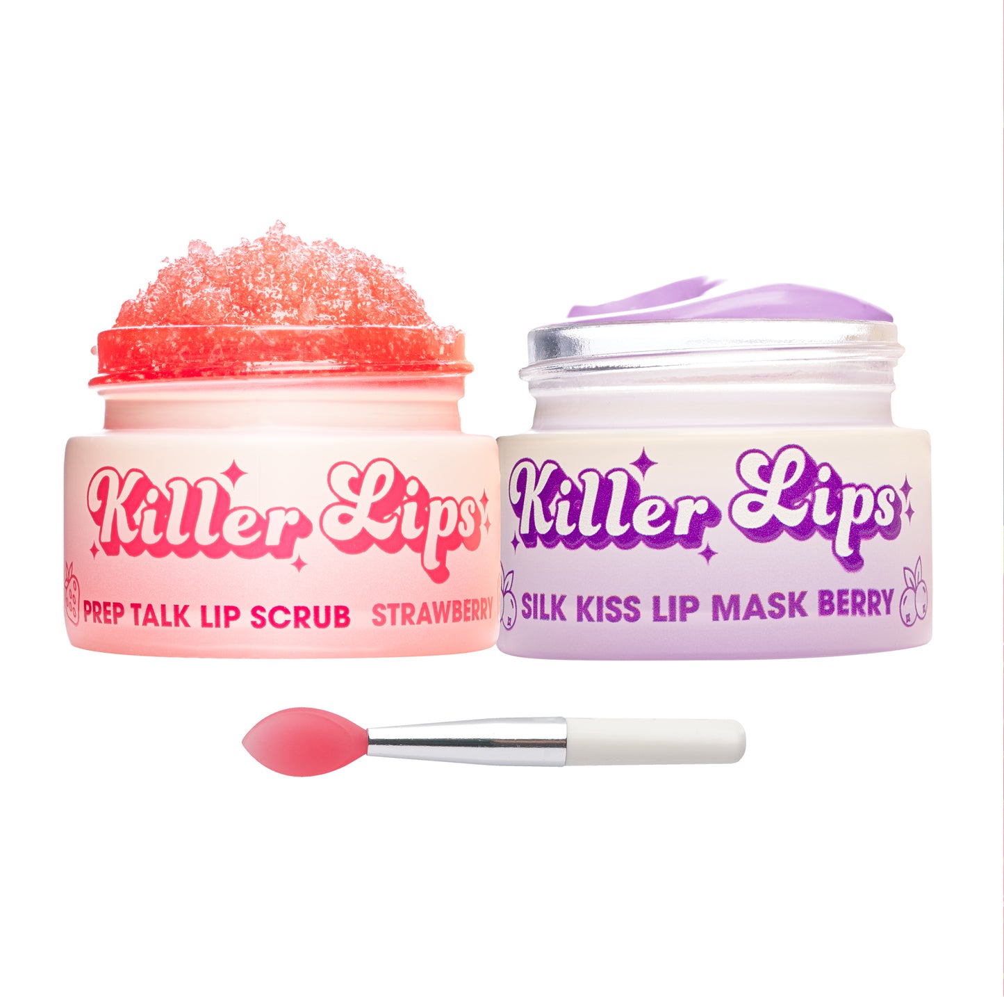 Killer Lips varaskrúbbs- og varasnyrtisett  | Berry Temptation