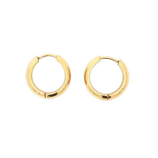 Eyrnalokkar | Steel Hoops | 17 mm