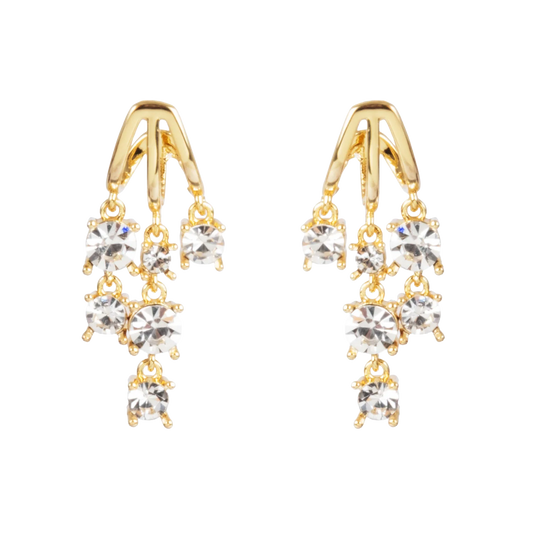 Tone Damli| Eyrnalokkar | Butterflies Crystal