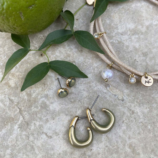 Eyrnalokkar | Organic | Grænir