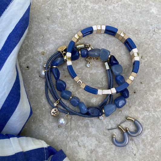 Eyrnalokkar | Organic | Bláir