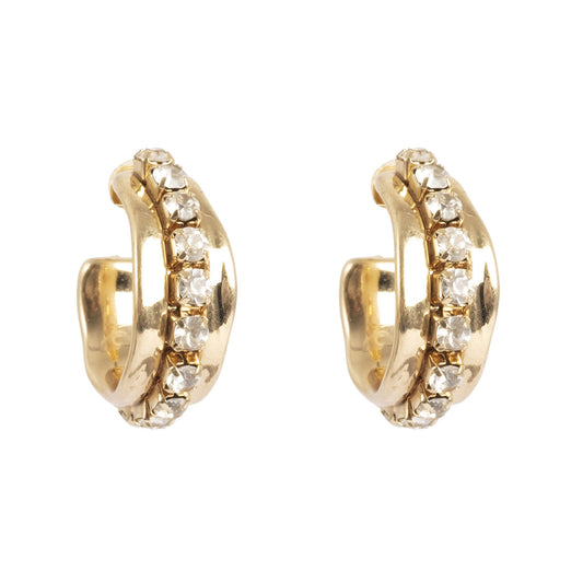 Eyrnalokkar | Crystal statement | Gull