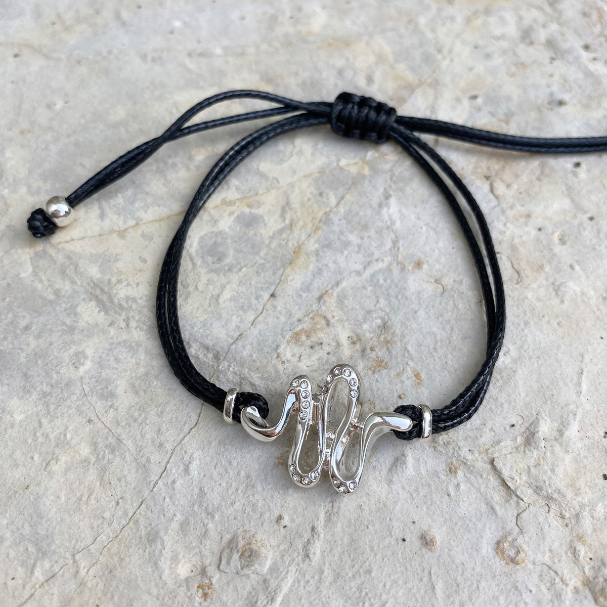 Blowing Ribbon | armband| Silfur