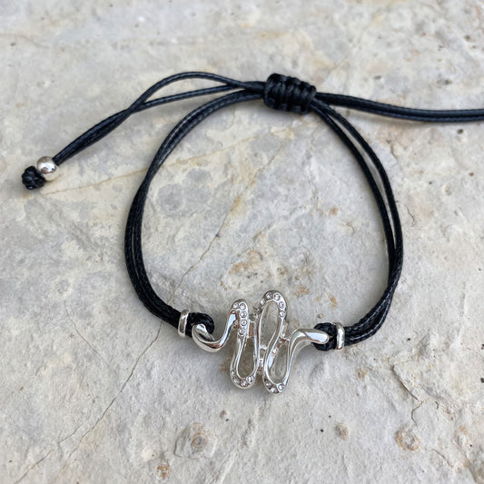 Blowing Ribbon | armband| Silfur