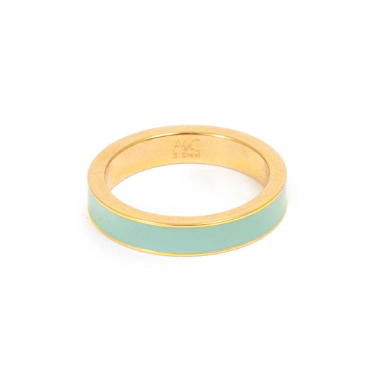 Hringur - Steel Enamel Coll | stærð 59