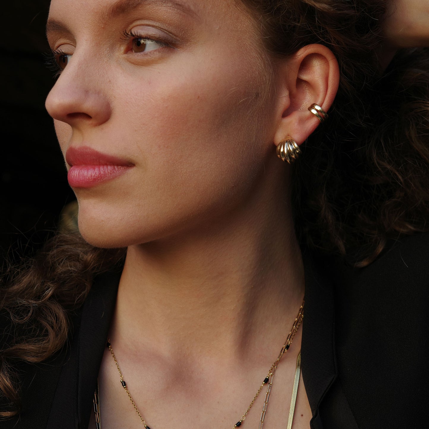 Eyrnalokkar | Liquid | Gull