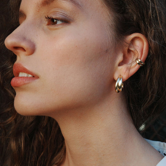 Eyrnalokkar | Liquid | Gull