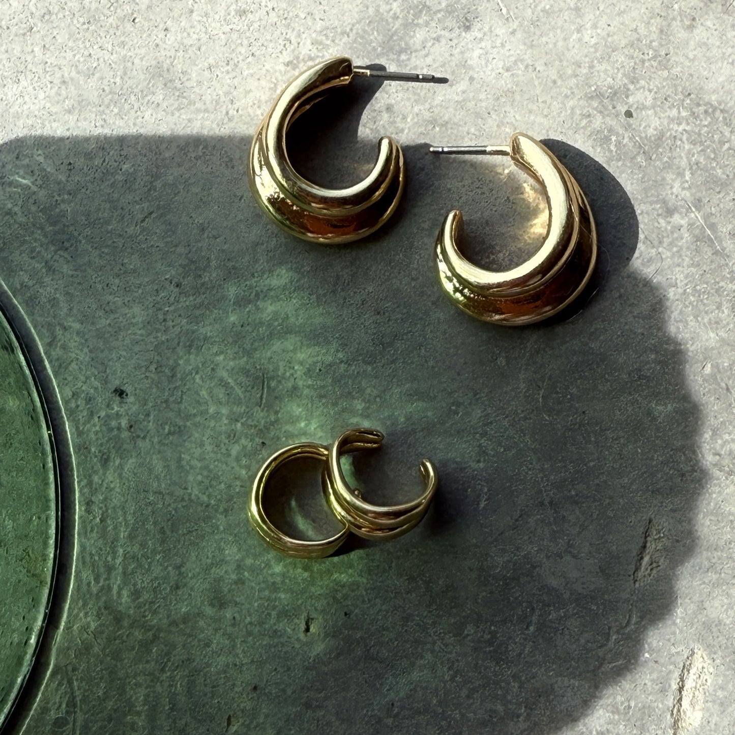 Eyrnalokkar | Liquid | Gull