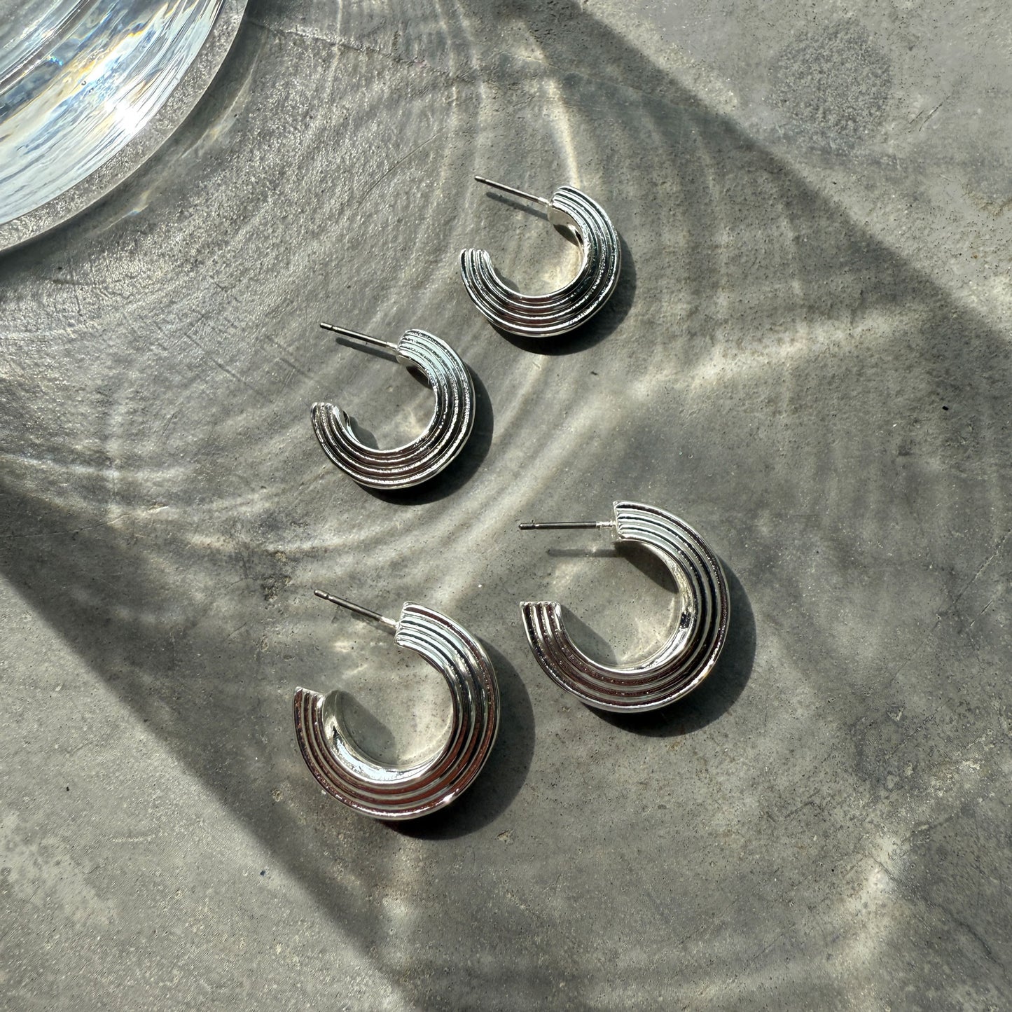 Eyrnalokkar | Grace | Silfur