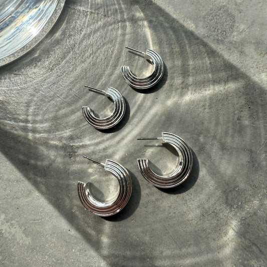 Eyrnalokkar | Grace | Silfur