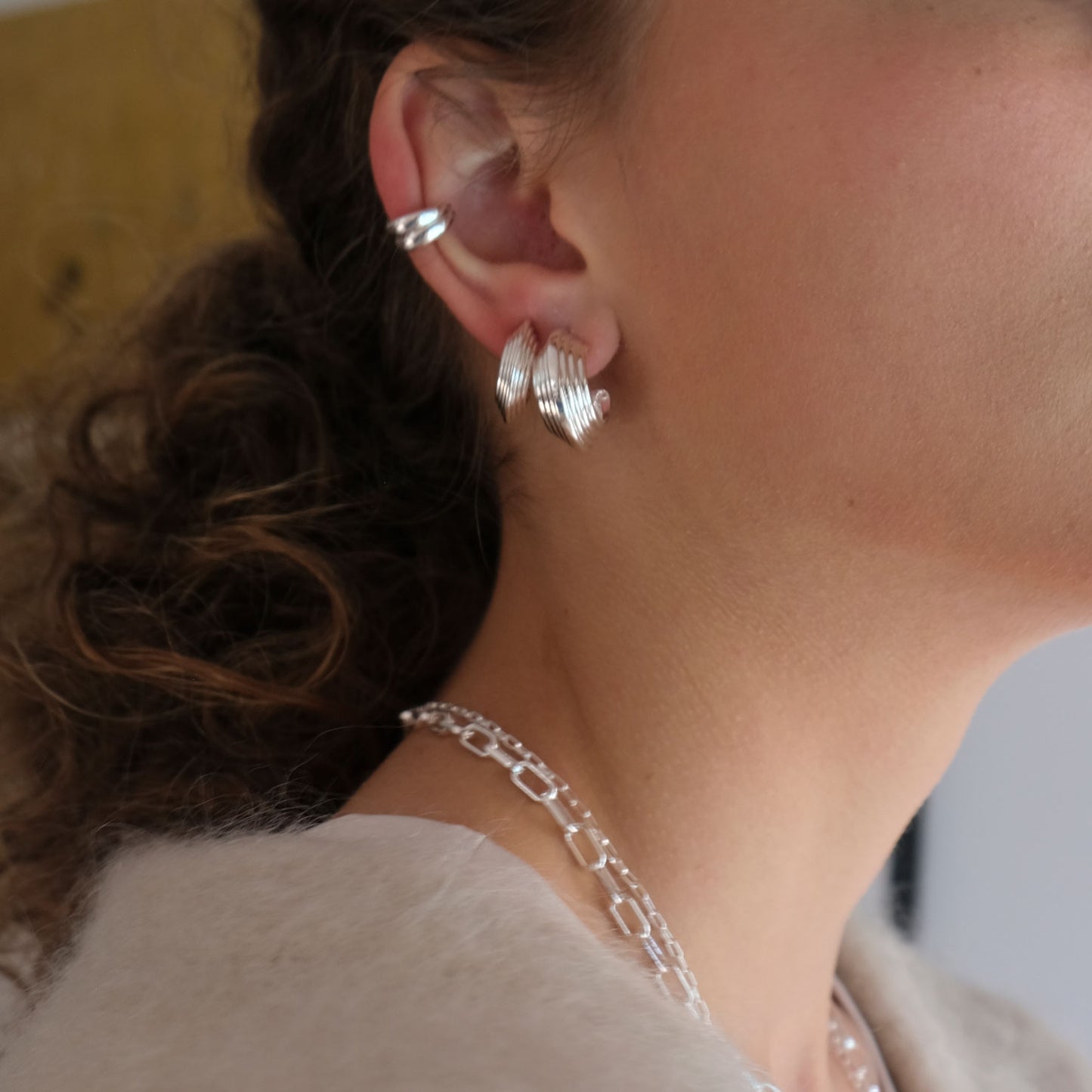 Eyrnalokkar | Grace | Silfur