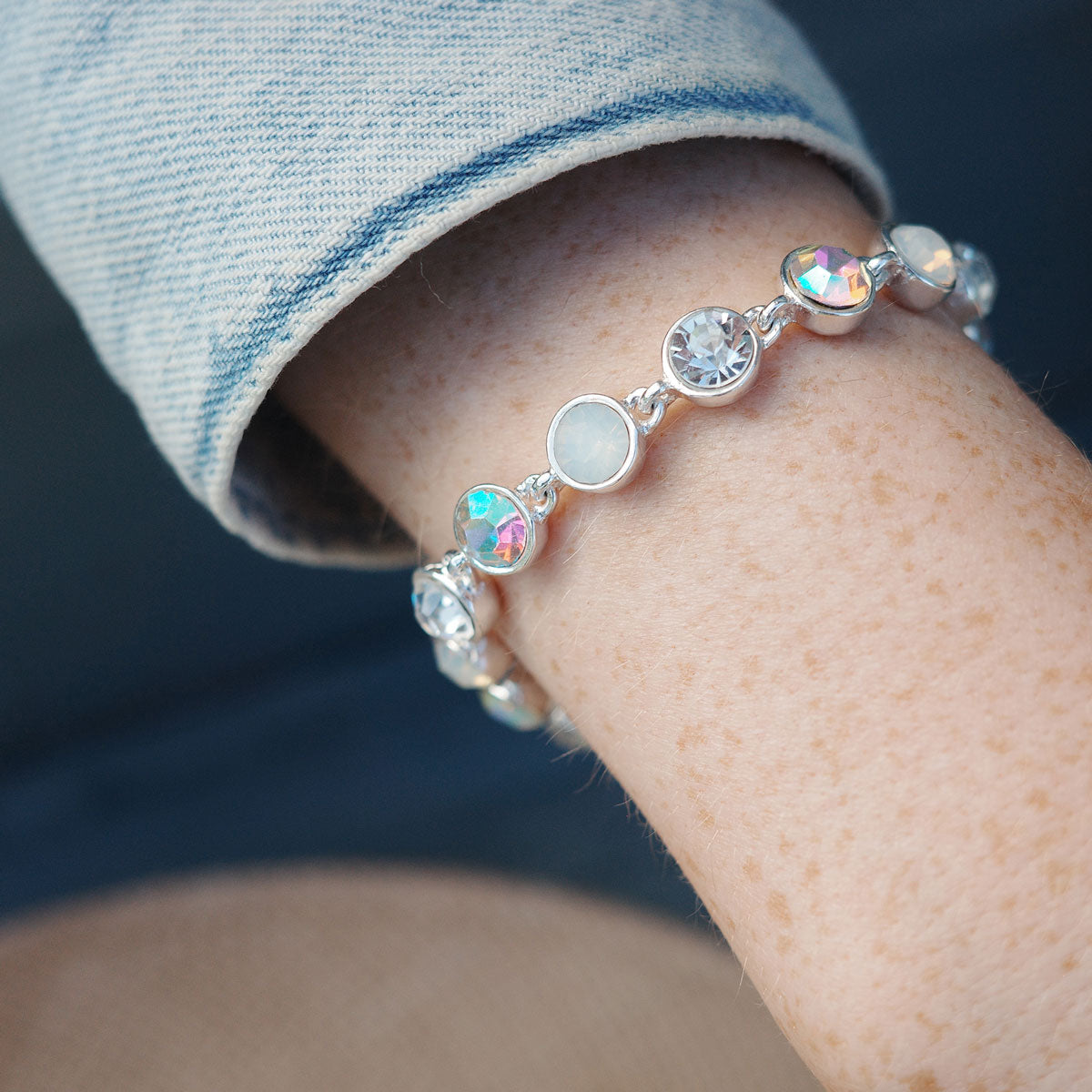 Armband | Solstice | Silfur m steinum