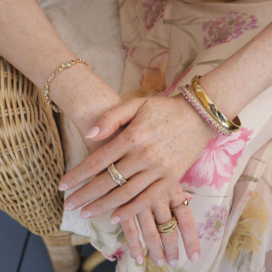 Armband | Sweet Droplets | Marglitað