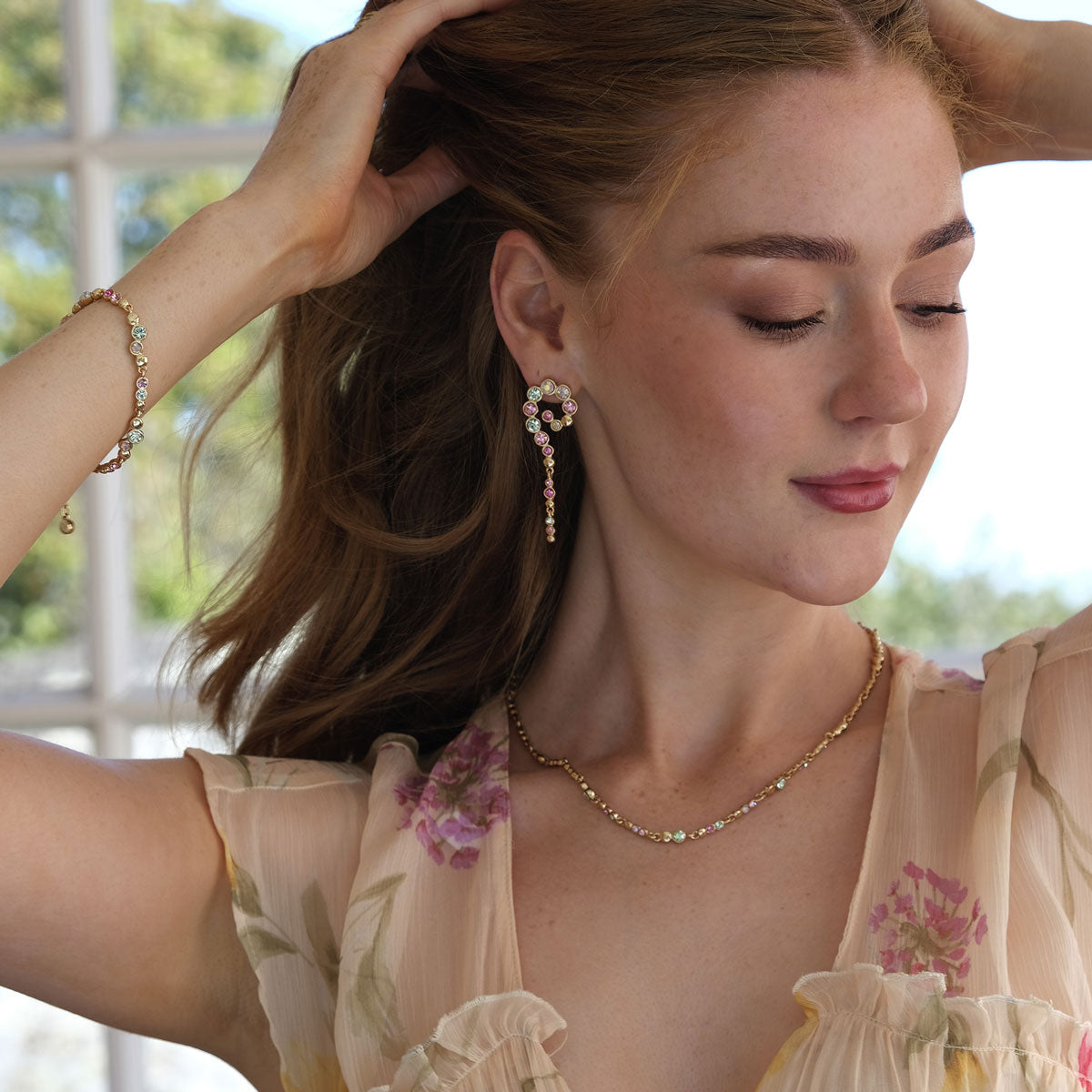 Armband | Sweet Droplets | Marglitað