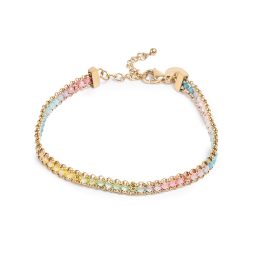 Armband | Happy Life | Stál