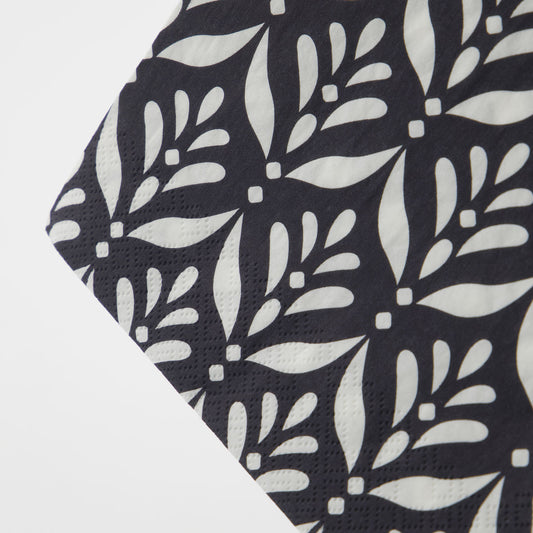 Servíettur | Mento | Svart og hvit