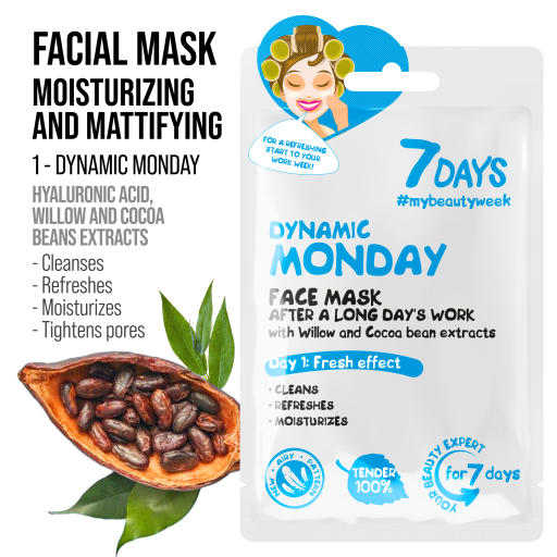 7DAYS | Gift set sheet masks BEAUTY CALENDAR | Gjafasett