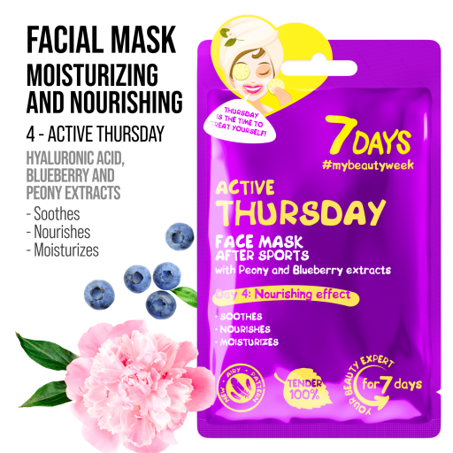 7DAYS | Gift set sheet masks BEAUTY CALENDAR | Gjafasett