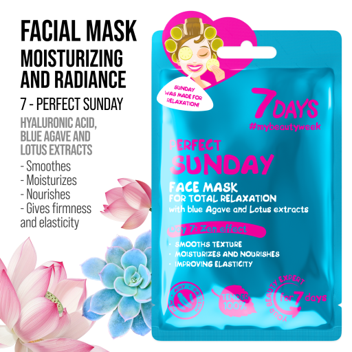 7DAYS | Gift set sheet masks BEAUTY CALENDAR | Gjafasett