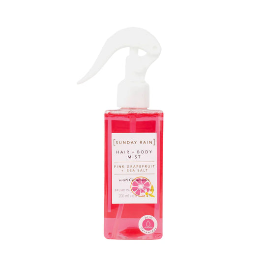 Sunday Rain | Hár og líkamsmist | Pink grapefruit og Sea salt